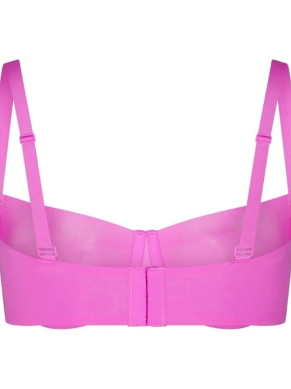 Skims | No Show Unlined Balconette Bra In Pink 40DDD - Picture 6 of 15